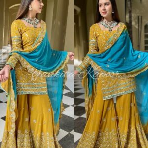 *MAKE UR DESIRE WITH YANKITA KAPPOR NEW DESIGNER HEAVY SEQUANCE WORK SUIT WITH FULL FLAIR SARARA*
