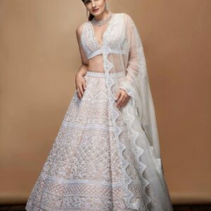 *PRESENTING NEW DESIGNER  EXCLUSIVE BOLLYWOOD STYLE CORDING SEQUANCE WORK LEHENGA CHOLI WITH DUPATTA*