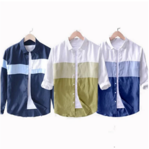 COMBO OF 3 – MEN SLIM FIT CHECKERED CASUAL SHIRT
