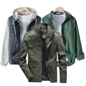 COMBO OF 3 – SOLID DENIM LONG SLEEVE SHIRT