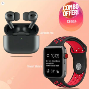 Best Combo Deal- Multifunction W8 Waterproof Smart Watch with Air Pods