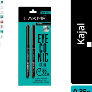 Set of 2 Eyeconic Kajal 0.35g Each - Deep Black