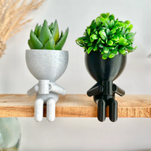 Coffee Lovers Gift Idea, People Drinking Coffee Planter, Coffee Bar Decor, Coffee Table Decor, Plant Gift Idea , Cute Succulent Planter