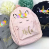 Unicorn Backpack - Personalised Backpack - Girls Backpack - Pink Unicorn Backpack - Girls Unicorn Bag - Backpack with Unicorns - School Bag